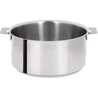 Cristel Mutine 24cm Faitout en Inox Compatible Induction - Publicité Cristel Mutine 24cm Faitout en Inox Compatible Induction - Publicité