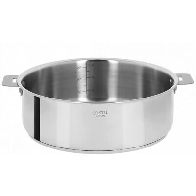 Cristel S24QMP Poêle en Inox - Casteline - France - Publicité Cristel S24QMP Poêle en Inox - Casteline - France - Publicité