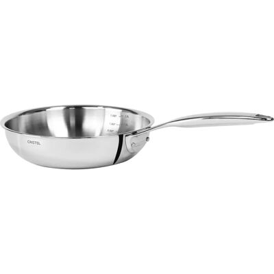 Cristel PS24CPF Poêle - Inox 24cm - Publicité Cristel PS24CPF Poêle - Inox 24cm - Publicité