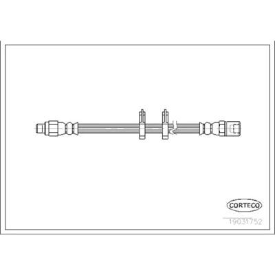 Corteco Modell 19031752 Bremseslange - Bremsedel Corteco Modell 19031752 Bremseslange - Bremsedel