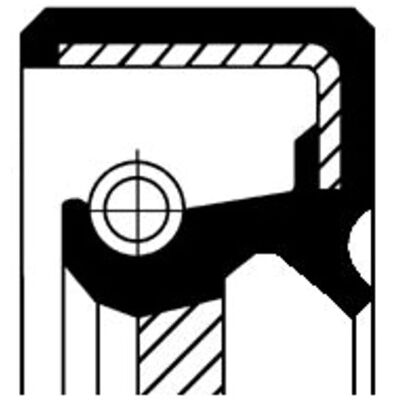 Corteco tiivistysrengas - Halkaisija 77mm - Paksuus 1mm - Materiaali ACM - Oikea kierre Corteco tiivistysrengas - Halkaisija 77mm - Paksuus 1mm - Materiaali ACM - Oikea kierre