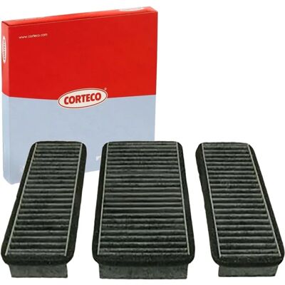 Corteco Luftfilter - 80000765 - Aktivkullstoff - Passer til Citroën, Fiat Corteco Luftfilter - 80000765 - Aktivkullstoff - Passer til Citroën, Fiat