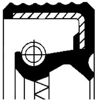 Corteco Guarnizione albero di trasferimento - Wellendichtring, Verteilergetriebe, 49366782 Corteco Guarnizione albero di trasferimento - Wellendichtring, Verteilergetriebe, 49366782