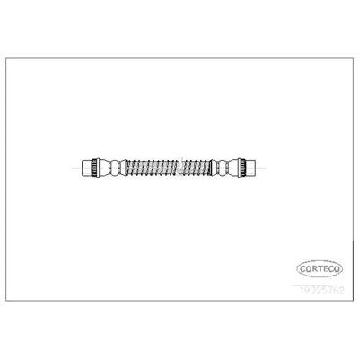 Corteco Model 19025762 Rear Brake Hose - Brake Part Corteco Model 19025762 Rear Brake Hose - Brake Part