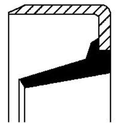 CORTECO Axelpackning - Differentiaali 01026300B CORTECO Axelpackning - Differentiaali 01026300B