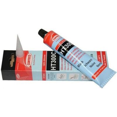 Corteco Modèle HT300C Mastic en silicone - Noir - Joint de couvre-culasse - Publicité Corteco Modèle HT300C Mastic en silicone - Noir - Joint de couvre-culasse - Publicité