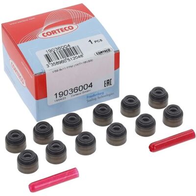 CorteCo Kit di guarnizioni per steli valvola - FPM - Toyota, Lexus, Subaru, Hyundai, Kia - Kit di guarnizioni per steli valvola CorteCo Kit di guarnizioni per steli valvola - FPM - Toyota, Lexus, Subaru, Hyundai, Kia - Kit di guarnizioni per steli valvola