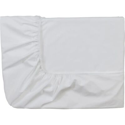 Drap housse en percale de coton blanc Royal Line - Literie - Publicité Drap housse en percale de coton blanc Royal Line - Literie - Publicité