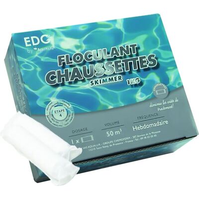 Aqualux Modèle 200051 - Chaussettes floculantes pour filtres - Publicité Aqualux Modèle 200051 - Chaussettes floculantes pour filtres - Publicité