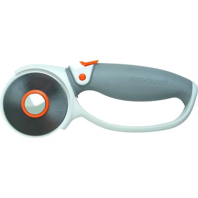Fiskars Cortador rotativo de titânio - 60 mm - Pegador ergonômico Fiskars Cortador rotativo de titânio - 60 mm - Pegador ergonômico
