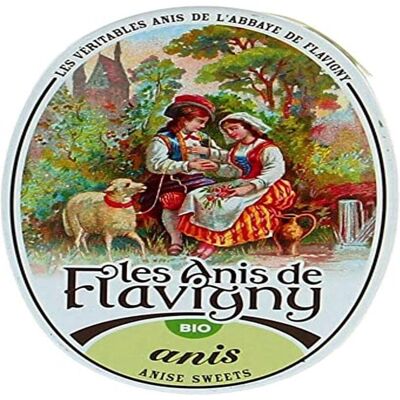 Økologiske anis-sukkertøy Les Anis de Flavigny - 50g Økologiske anis-sukkertøy Les Anis de Flavigny - 50g