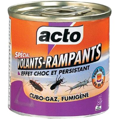 ACTO Cubo-Gaz 45g - Fumigène insecticide pour la lutte contre les parasites en intérieur - Publicité ACTO Cubo-Gaz 45g - Fumigène insecticide pour la lutte contre les parasites en intérieur - Publicité