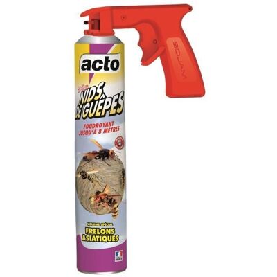 Aérosol spécial nids de guêpes et frelons - Spray anti-nuisibles - Publicité Aérosol spécial nids de guêpes et frelons - Spray anti-nuisibles - Publicité