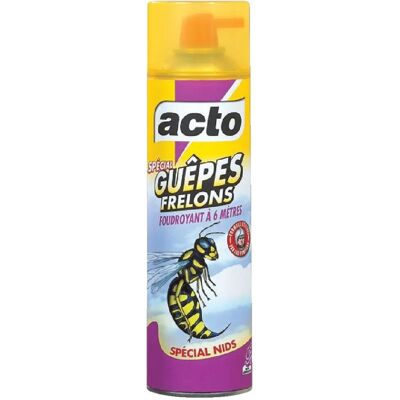 Aérosol spécial guêpes et frelons - portée 6m - 500ml - Publicité Aérosol spécial guêpes et frelons - portée 6m - 500ml - Publicité