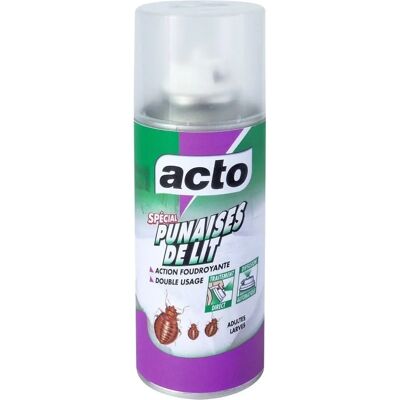 Acto Spray Anti-Punaises - Aérosol Auto-Diffusant 125ml - Publicité Acto Spray Anti-Punaises - Aérosol Auto-Diffusant 125ml - Publicité