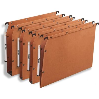 Dossier Elba A4 - Orange - Kraft renforcé - ISO 9706 - Garantie à vie - Publicité Dossier Elba A4 - Orange - Kraft renforcé - ISO 9706 - Garantie à vie - Publicité