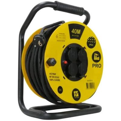 Wilmart - Bobina de cable 40M 3G2,5mm² IP44 Wilmart - Bobina de cable 40M 3G2,5mm² IP44