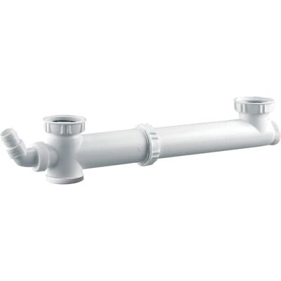 VALENTIN Modello 77510000100 Tubi PVC per Doppio Lavandino Regolabile VALENTIN Modello 77510000100 Tubi PVC per Doppio Lavandino Regolabile