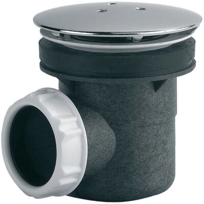 Scarico doccia cromato VALENTIN - 90mm, Uscita Orizzontale Scarico doccia cromato VALENTIN - 90mm, Uscita Orizzontale