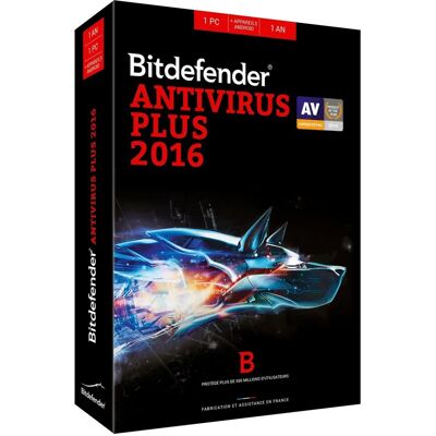 Bitdefender 2016 - Logiciel Antivirus - 1 PC, 1 An - Publicité Bitdefender 2016 - Logiciel Antivirus - 1 PC, 1 An - Publicité