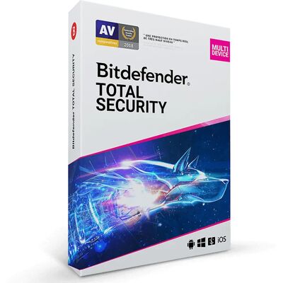 Bitdefender Total Security - 2 Ans - 10 Appareils - Publicité Bitdefender Total Security - 2 Ans - 10 Appareils - Publicité