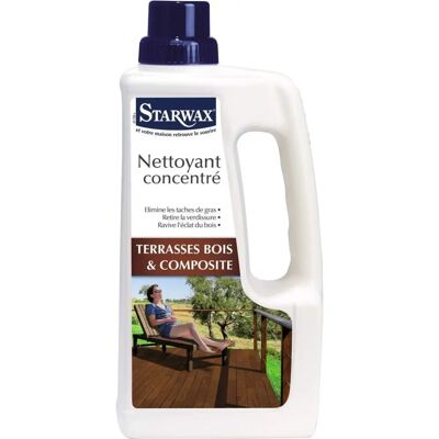 Starwax Nettoyant Concentré pour Terrasses Bois & Composite - Publicité Starwax Nettoyant Concentré pour Terrasses Bois & Composite - Publicité