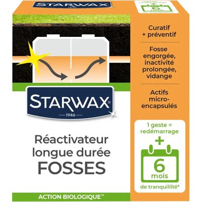 Starwax Septik Tank Reaktivator - Biologisches Mikro-Kapsel-Produkt Starwax Septik Tank Reaktivator - Biologisches Mikro-Kapsel-Produkt