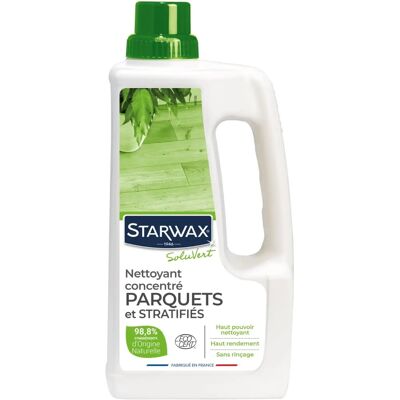 STARWAX Soluve Nettoyant - Naturel, EcoCert, Parquet et Stratifié - Publicité STARWAX Soluve Nettoyant - Naturel, EcoCert, Parquet et Stratifié - Publicité