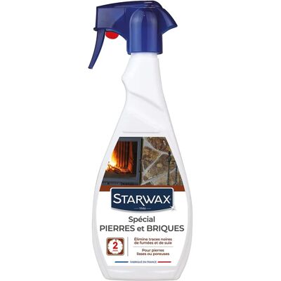 Starwax Nettoyant Pierre & Brique pour Cheminée et Barbecue - Produit de Nettoyage - Publicité Starwax Nettoyant Pierre & Brique pour Cheminée et Barbecue - Produit de Nettoyage - Publicité
