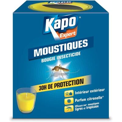 KAPO BOUGIE ANTI MOUSTIQUES 125G - Anti-moustiques - Publicité KAPO BOUGIE ANTI MOUSTIQUES 125G - Anti-moustiques - Publicité