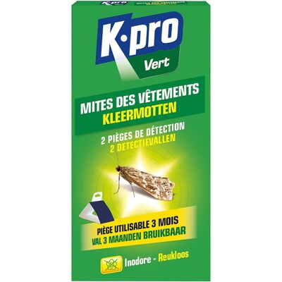 Pièces de pièges à mites Kapo vert - 2 - Publicité Pièces de pièges à mites Kapo vert - 2 - Publicité