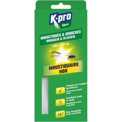 Moustiquaire Kapo 130x150cm - Filet anti-insectes - Publicité Moustiquaire Kapo 130x150cm - Filet anti-insectes - Publicité