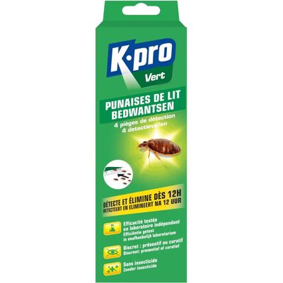 Piège à punaises KAPO - Détecte & élimine dès 12h - Publicité Piège à punaises KAPO - Détecte & élimine dès 12h - Publicité