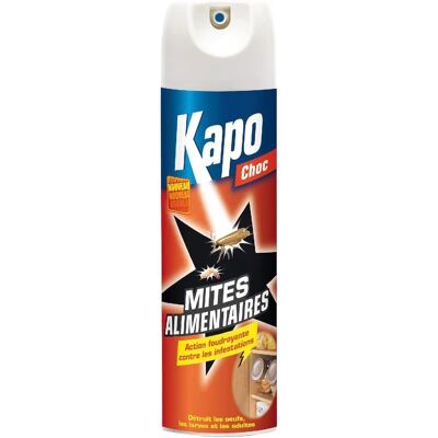 Kapo Repouss'mites alimentaires 250 ml - Aérosol insecticide - Publicité Kapo Repouss'mites alimentaires 250 ml - Aérosol insecticide - Publicité