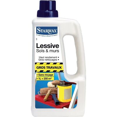 Starwax Nettoyant murs et sols 1L - Produit de nettoyage - Publicité Starwax Nettoyant murs et sols 1L - Produit de nettoyage - Publicité