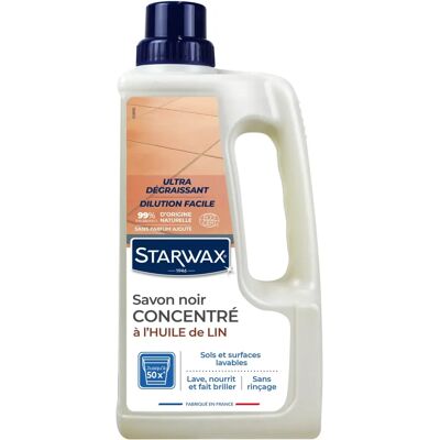 Starwax Leinöl Schwarze Seife - Reinigung & Glanz - 1L Starwax Leinöl Schwarze Seife - Reinigung & Glanz - 1L