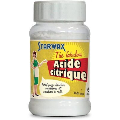 Acide citrique Starwax The Fabulous 400 g - Produit d'entretien ménager - Publicité Acide citrique Starwax The Fabulous 400 g - Produit d'entretien ménager - Publicité
