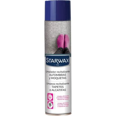 Spray revitalizante para alfombras y tapicerías Starwax - 600 ml Spray revitalizante para alfombras y tapicerías Starwax - 600 ml