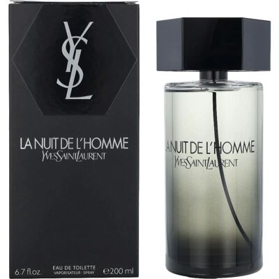 Yves Saint Laurent La Nuit De L'Homme Eau De Toilette - 200ml - Mann Yves Saint Laurent La Nuit De L'Homme Eau De Toilette - 200ml - Mann