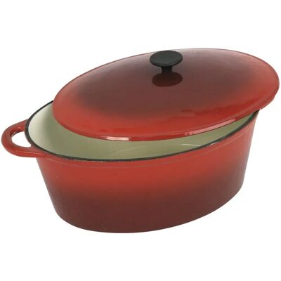 Cocotte Ovale Crealys Grand Chef - Compatible avec Toutes les Sources de Chaleur Cocotte Ovale Crealys Grand Chef - Compatible avec Toutes les Sources de Chaleur
