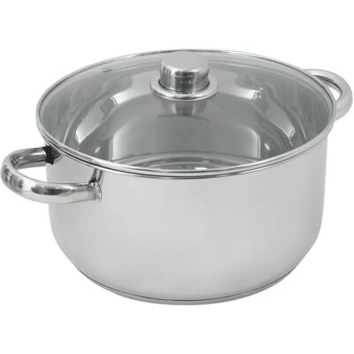 Crealys 502388 Edelstahl Topf - 10 L, 28 cm Crealys 502388 Edelstahl Topf - 10 L, 28 cm
