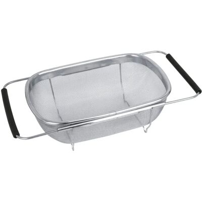 Passoire Évier Extensible en Acier Inoxydable - Equinox 503210, 29x19x10.5 cm Passoire Évier Extensible en Acier Inoxydable - Equinox 503210, 29x19x10.5 cm