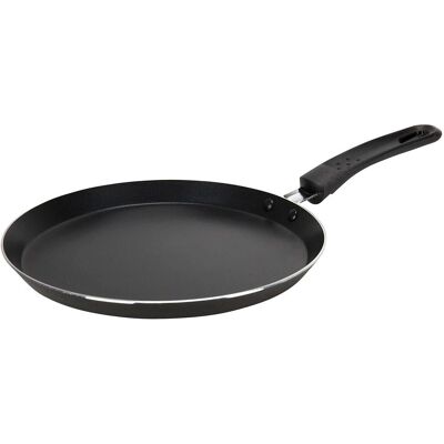 Crealys 506660 - Zwarte aluminium koekenpan - 24cm - PFOA-vrij antiaanbaklaag Crealys 506660 - Zwarte aluminium koekenpan - 24cm - PFOA-vrij antiaanbaklaag