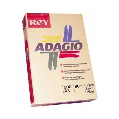 Rey Adagio - ADAGIO A3 - Naranja - 80 g/m² - Paper Rey Adagio - ADAGIO A3 - Naranja - 80 g/m² - Paper