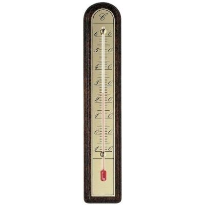 Thermomètre en bois intérieur/extérieur STIL - 260x50mm - Publicité Thermomètre en bois intérieur/extérieur STIL - 260x50mm - Publicité