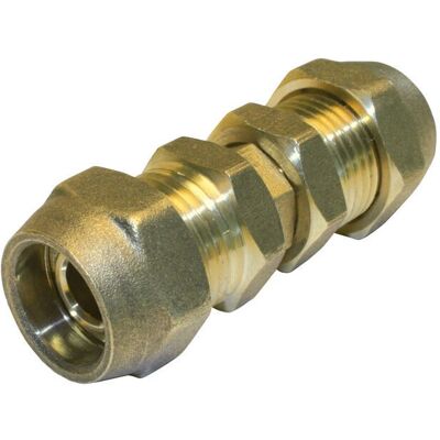 QUICK PLOMBERIE D.12 Raccord de compression en laiton - Pour tube en acier - Publicité QUICK PLOMBERIE D.12 Raccord de compression en laiton - Pour tube en acier - Publicité