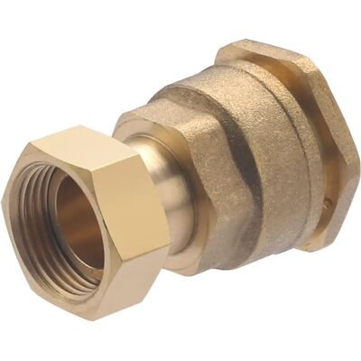 Quickplomberie Raccord de compression en laiton pour tube en polyéthylène - 20x27 - Publicité Quickplomberie Raccord de compression en laiton pour tube en polyéthylène - 20x27 - Publicité