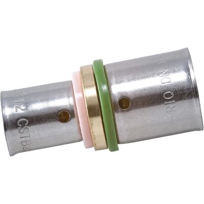 QUICK PLOMBERIE - Racor recto latón d.16 - D.16 - Messing - Fitting QUICK PLOMBERIE - Racor recto latón d.16 - D.16 - Messing - Fitting