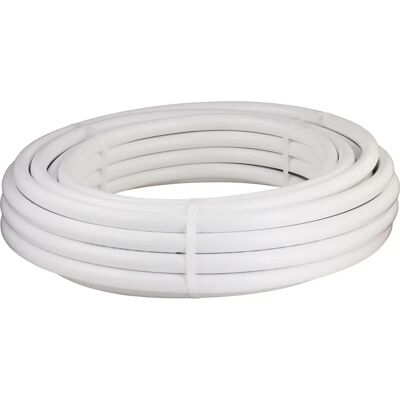 Quick Plomberie - Ø26 - 25m Tubería multicapa - Blanco - Agua y Calefacción Quick Plomberie - Ø26 - 25m Tubería multicapa - Blanco - Agua y Calefacción
