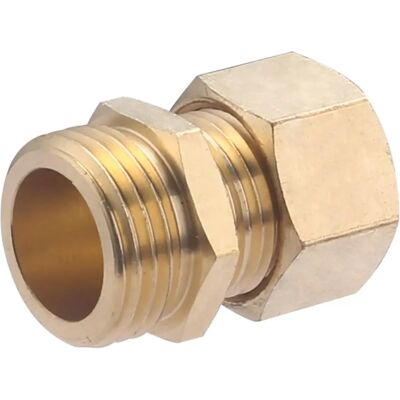 QUICK PLOMBERIE Raccord biconique en laiton 15x21mm - Connecteur de tuyau - Publicité QUICK PLOMBERIE Raccord biconique en laiton 15x21mm - Connecteur de tuyau - Publicité